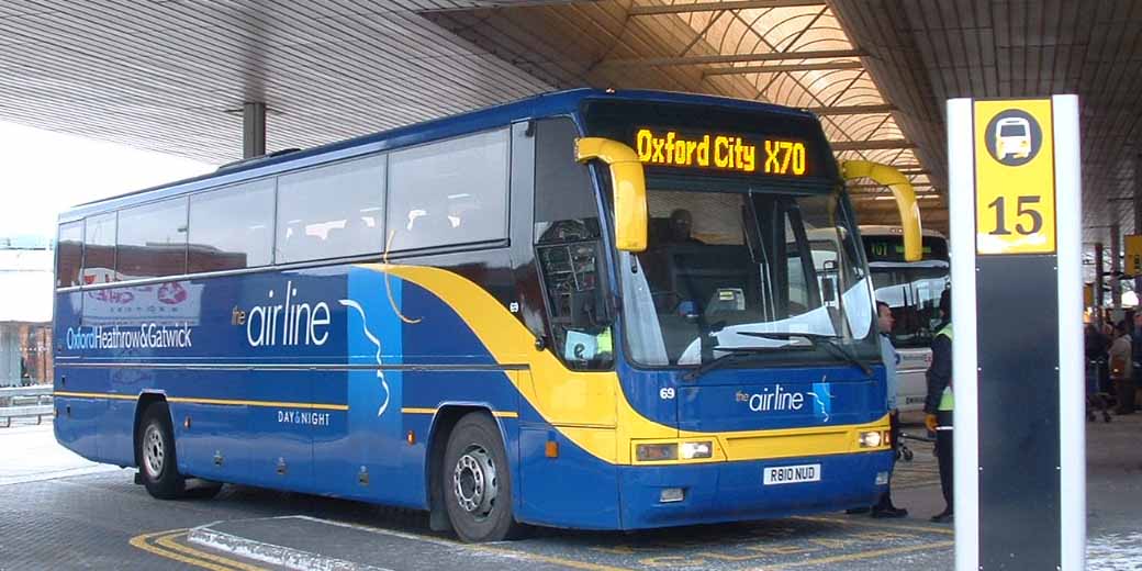 Oxford airline Volvo B10M Plaxton Excalibur 73